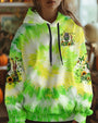 Older Now but Still Running Against the Wind Green Tie Dye Hippie Grandma AOP Shirts _4_ T0cma