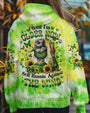 Older Now but Still Running Against the Wind Green Tie Dye Hippie Grandma AOP Shirts _5_ m3F9R
