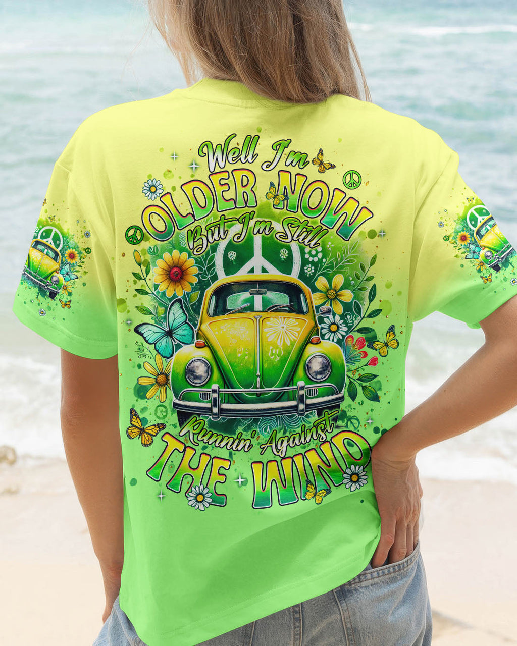 Older Now still Runnin Against the Wind Peace _26 Floral Hippie Car AOP Shirts _1_ 36dBB