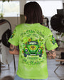 Older Wiser Still Chasing the Horizon Green Sunflower Peace Sign Car AOP Shirts _13_ Nq8KC