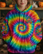 On a Dark Desert Highway Cool Wind in My Hair Tie Dye Hippie Van AOP Shirts _2_ vjFfP
