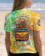 On a Dark Desert Highway Cool Wind in My Hair Tie Dye Retro Hippie Van AOP Shirts _5_ QRKXH