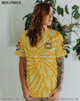 On a Desert Highway Cool Wind in My Hair VW Beetle Yellow Tie Dye AOP Shirts _10_ og165