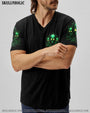 One Day I_E2_80_99m Gonna Just Say F It All and Let My Demons Out to Play Green Skull Graphic Tee AOP Shirts _4_ IfU8L