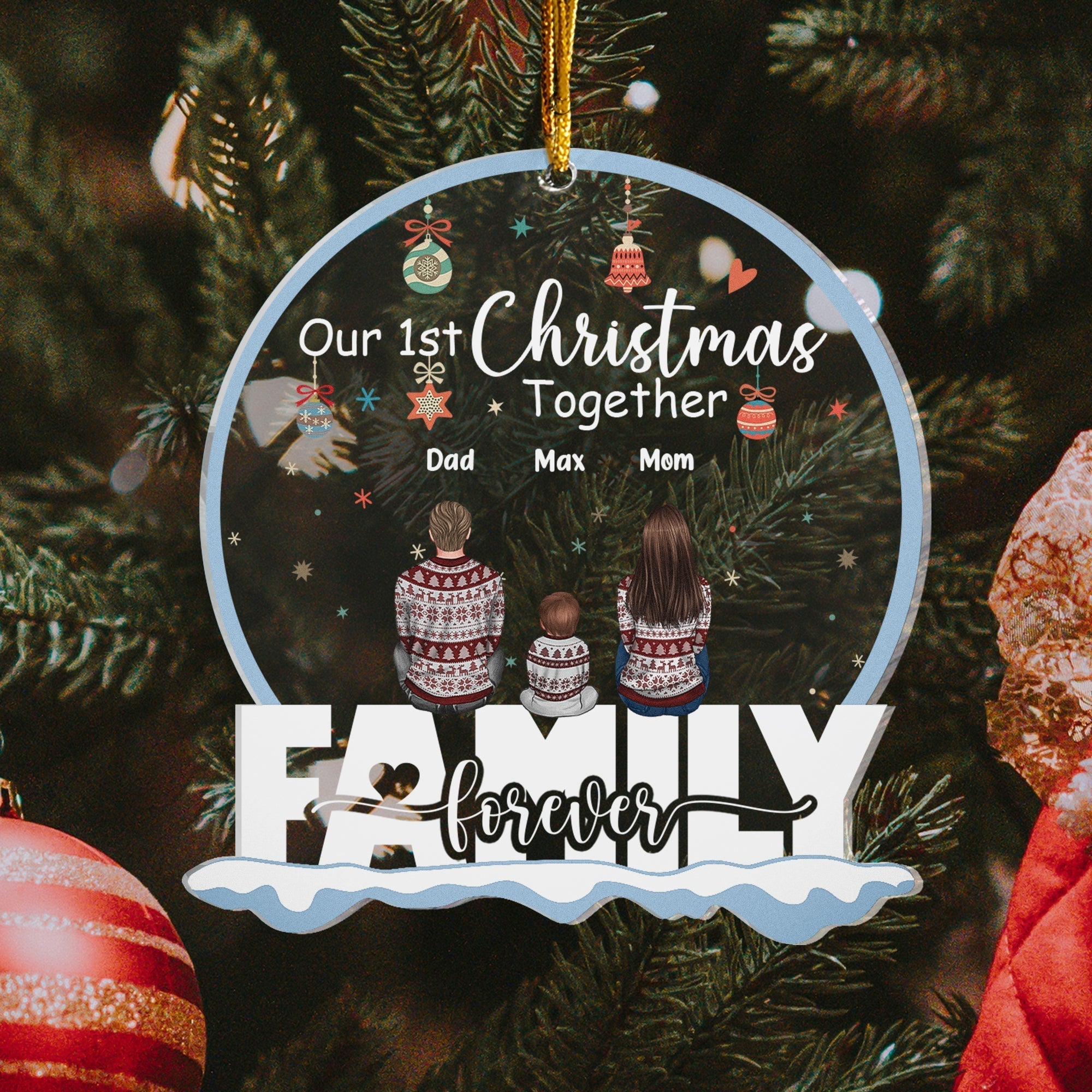 Our Christmas Together Personalized Custom Shaped Acrylic Ornament Christmas Gift For Family Newly Wed Couple Boyfriend Girlfriend Husband Wife_2_19f51d53 576c 43a2 929e 37cef626f823