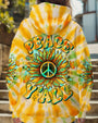 Peace Yall Sunflower Tie Dye Boho Style with Retro Vibes and Hippie Peace Sign AOP Shirts _5_ koE7p