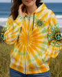 Peace Yall Sunflower Tie Dye Boho Style with Retro Vibes and Hippie Peace Sign AOP Shirts _8_ XzYG3