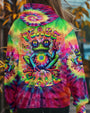 Peace Yall Tie Dye Frog Groovy Hippie Graphic for Women AOP Shirts _7_ 7ZIXl