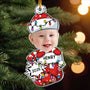 Peeking Baby First Christmas Personalized Acrylic Photo Ornament_1_97728a89 f306 49b9 aa61 a10235f4bb11