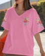 Pretty in Pink Flamingo Ready to Drink Vibrant Summer Tee for Women AOP Shirts _5_ JTDUJ