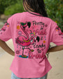Pretty in Pink _26 Ready to Drink Flamingo in Cocktail Party Graphic for Women AOP Shirts _1_ MKDEC