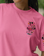 Pretty in Pink _26 Ready to Drink Flamingo in Cocktail Party Graphic for Women AOP Shirts _3_ rjJDd