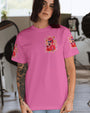 Pretty in Pink _26 Ready to Drink Flamingo with Wine Graphic for Women AOP Shirts _3_ BoacW