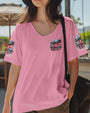 Pretty in Pink and Ready to Drink Pink Flamingo Beach Graphic Tee for Women AOP Shirts _5_ zBFSE