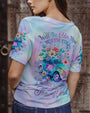 RUNNING AGAINST THE WIND ALL OVER PRINT YHHG0410232_Short sleeves_V neck Shirt_S 1 dswrd