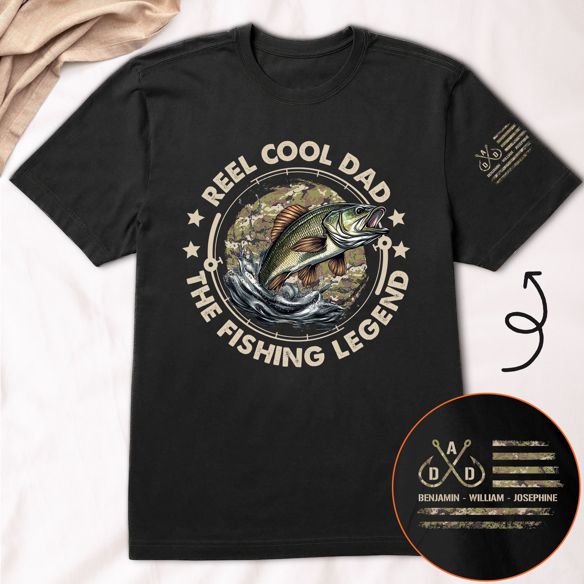 Reel Cool Dad The Fishing Legend Personalized Shirt_1_c0dbb06c a402 4b0b a2c5 c3c3482d5090