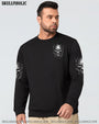 Say F It All and let my Demon out to Play Skull Dark Gothic Flame Design AOP Shirt _4_ JO9WE