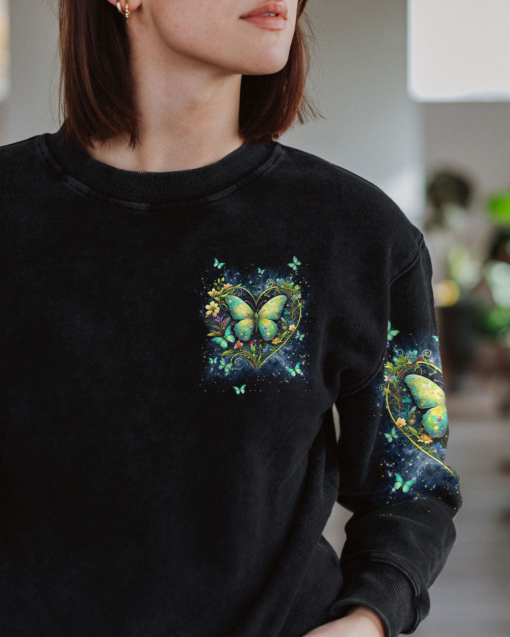 Soul of a Gypsy Heart of a Hippie Spirit of a Fairy Colorful Butterfly AOP Shirts _2_ KDg6b