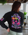 Soul of a Gypsy Heart of a Hippie Spirit of a Fairy Neon Flowers Peace Symbol AOP Shirts _3_ AYGW4
