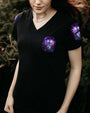 Soul of a Gypsy Heart of a Hippie Spirit of a Fairy Purple Dragonfly Magical AOP Shirts _12_ etBH7