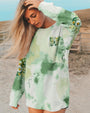 Soul of a Gypsy Heart of a Hippie the Spirit of a Fairy Green Tie Dye Butterfly Daisy AOP Shirts _4_ UN88N