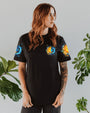 Soul of a Gypsy Hippie of a Heart Spirit of a Fairy Sun and Moon Floral AOP Shirts _13_ RDx9F