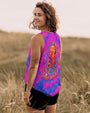 Spirit of the Wolf Heart of the Wild Tie Dye Wolf with Peace _26 Flower AOP Shirts _8_ 7rsaM