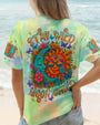Stay Wild Moon Child Hippie Sun and Moon Tie Dye Design for Women AOP Shirts _1_ WIn5j
