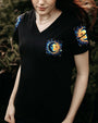 The Moon Sees Your Soul Sun and Moon Celestial Spiritual Galaxy Graphic AOP Shirts _5_ LkO4b