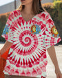The Sun Feel by the Moon Move by the Stars Red Tie Dye AOP Shirts _11_ a7dkV