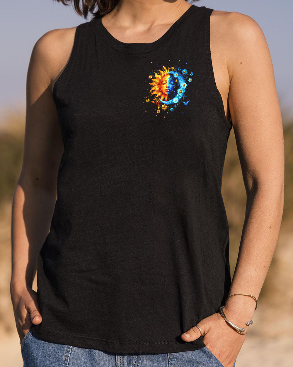 The Sun Taught Me to Keep Rising The Moon and Sun Motivational AOP Shirts _6_ yR2uY