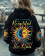 There Is Something Beautiful Coming Sun and Moon Face Graphic AOP Shirts _5_ ImIPY