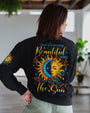 There Is Something Beautiful Coming Sun and Moon Face Graphic AOP Shirts _7_ oiVj1