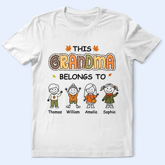 ThisGrandmaMommyBelongsToAutumnKidStickFigures PersonalizedTShirt QA097 CLA3702 MKDEF_e914f050 551c 4df6 9230 1f8d96e264a9