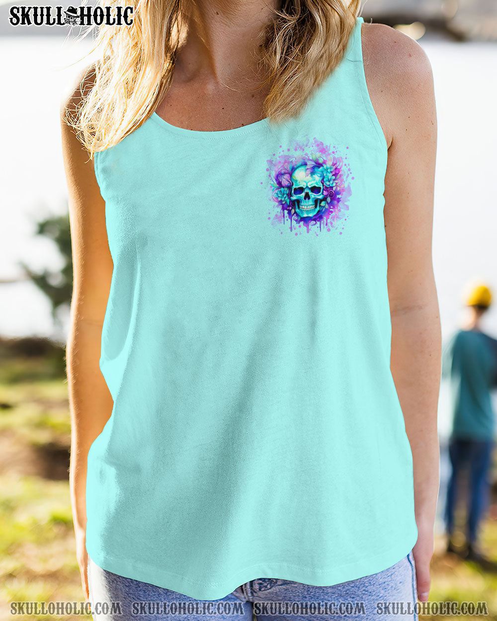 Tired of the Bullshit Skull Sassy Floral Graphic Colorful Skull AOP Shirts _6_ G7d8J