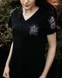 Trippy Peace Y_E2_80_99all Psychedelic Neon Floral Peace Sign Retro Hippie AOP Shirts _11_ 89K0j