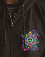 Trippy Peace Y_E2_80_99all Psychedelic Neon Floral Peace Sign Retro Hippie AOP Shirts _4_ Dh9bh