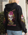 Warning This Tattooed Girl Does Not Play Well With Stupid People Skull _26 Flower Graphic AOP Shirts _3_ vYjCW