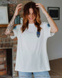 Warning this Tattooed Girl does not Play well with Stupid People Blue Skull Rose Graphic AOP Shirts _10_ vCSqm