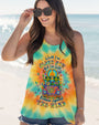 Well Im Older Now Butt Im Still Runnin Against The Wind Tie Dye Frog with Music Graphic for Women AOP Shirts _11_ LD4PK