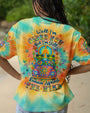 Well Im Older Now Butt Im Still Runnin Against The Wind Tie Dye Frog with Music Graphic for Women AOP Shirts _1_ dvTmm
