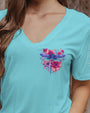When Dragonflies Appear Angels Are Near Inspirational Floral Design AOP Shirts _2_ 0GffF
