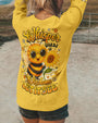 Whisper Words of Whisper Let It Bee Cute Sunflower _26 Peace Bee Design AOP Shirts _7_ JKee2