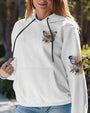 Whisper Words of Wisdom Let It Be Butterfly Floral Design AOP Shirts _13_ cfMQv