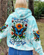 Whisper Words of Wisdom Let It Be Butterfly _26 Sunfloral Tie Dye AOP Shirts _13_ 9Xi4N