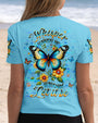 Whisper Words of Wisdom Let It Be Butterfly and Floral Graphic AOP Shirts _12_ fOSnh