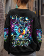 Whisper Words of Wisdom Let It Be Colorful Bird and Music Graphic AOP Shirts _10_ x98CI