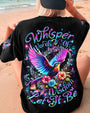 Whisper Words of Wisdom Let It Be Hippie Spiritual Bird and Flower AOP Shirts _3_ 91GJX
