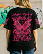 Whisper Words of Wisdom Let It Be Neon Pink Butterfly Graphic AOP Shirts _3_ d9AXe