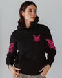 Whisper Words of Wisdom Let It Be Neon Pink Butterfly Graphic AOP Shirts _6_ EySNj